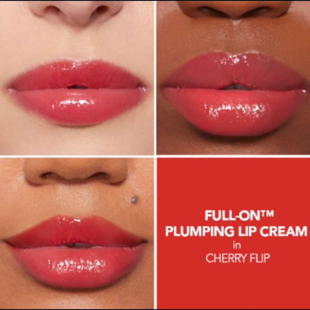 Buxon Cherry Flip FULL-ON PLUMPING LIP CREAM GLOSS